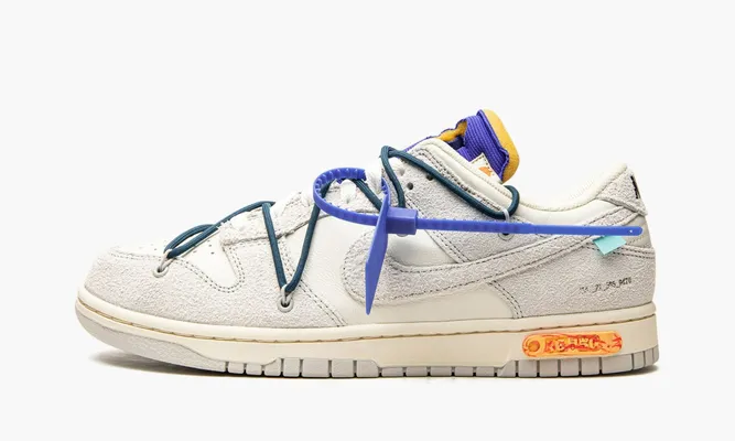 Кроссовки Nike Dunk Low «Off-white - Lot 16» кремовый