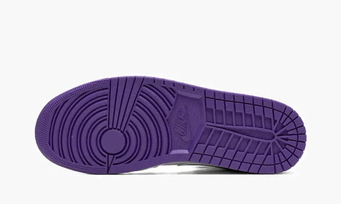 Кроссовки Air Jordan 1 Mid «Dark Iris» белый