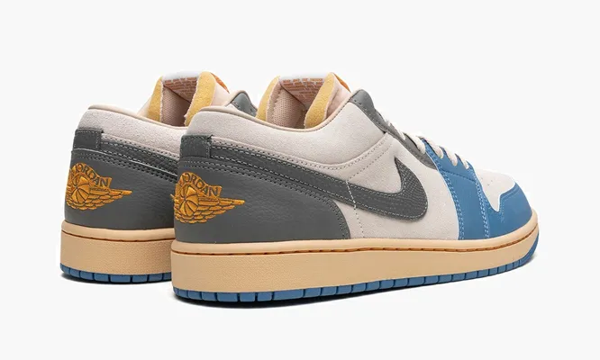 Кроссовки Air Jordan 1 Low «Vintage Unc Grey» кремовый