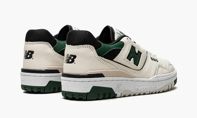 Кроссовки New Balance 550 «Sea Salt - Pine Green» кремовый