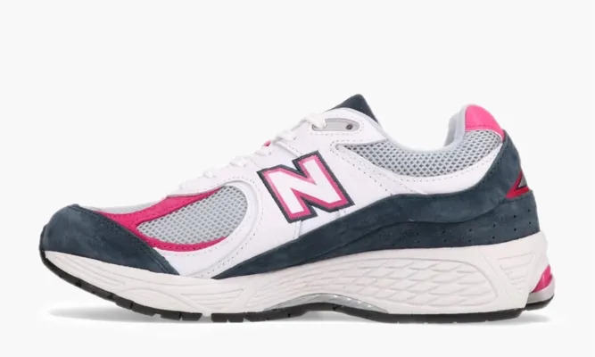 Кроссовки New Balance 2002r «Petrol Exuberant Pink» белый
