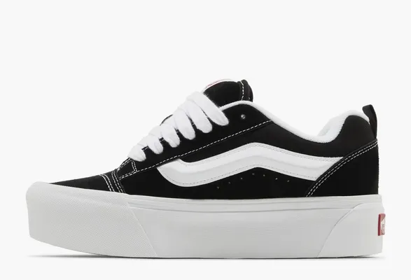 Кроссовки Vans Knu Stack «Black White» черный