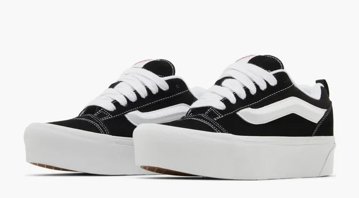 Кроссовки Vans Knu Stack «Black White» черный