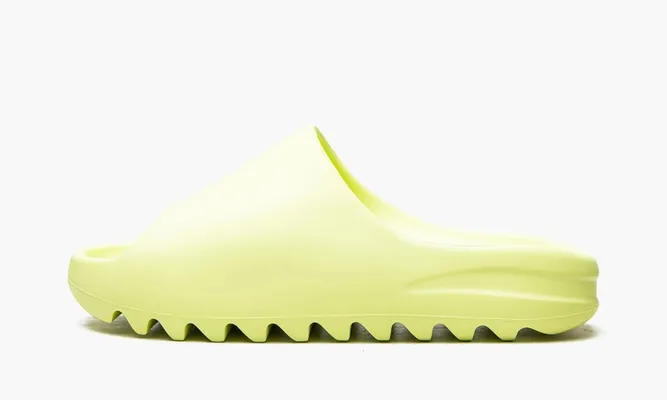 Кроссовки Yeezy Slide «Glow Green» зеленый