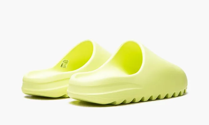 Кроссовки Yeezy Slide «Glow Green» зеленый