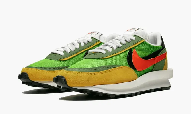 Кроссовки Nike Ld Waffle «Sacai - Green Multi» зеленый