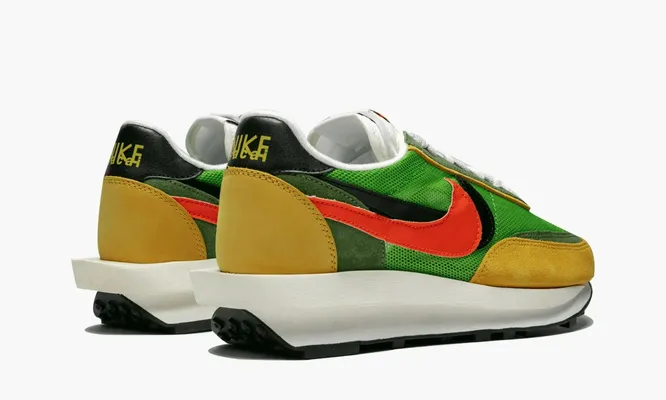 Кроссовки Nike Ld Waffle «Sacai - Green Multi» зеленый