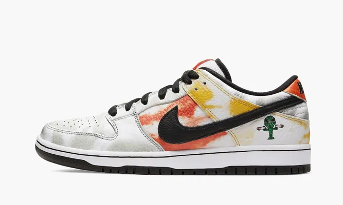Кроссовки Nike SB Dunk Low «Raygun Tie-dye White» белый