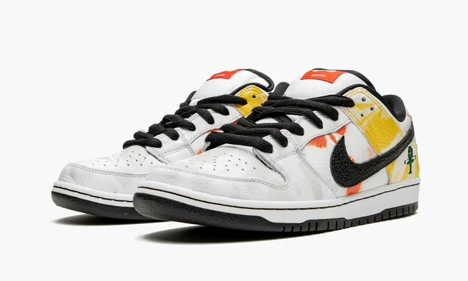 Кроссовки Nike SB Dunk Low «Raygun Tie-dye White» белый