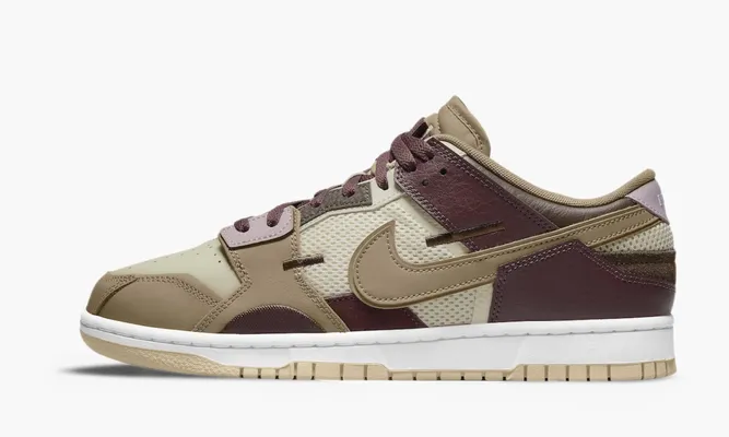 Кроссовки Nike Dunk Low «Scrap Latte» коричневый