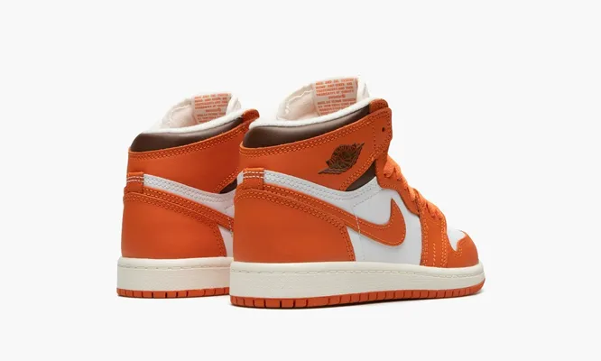 Кроссовки Air Jordan 1 Retro High OG PS «Starfish» оранжевый