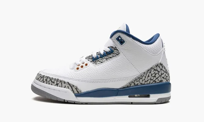 Кроссовки Air Jordan 3 Retro GS «Wizards» синий
