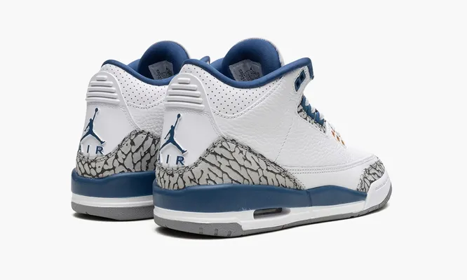 Кроссовки Air Jordan 3 Retro GS «Wizards» синий