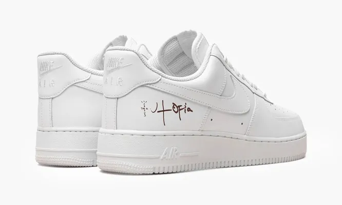 Кроссовки Nike Air Force 1 Low '07 «White - Travis Scott Cactus Jack Utopia Edition» белый