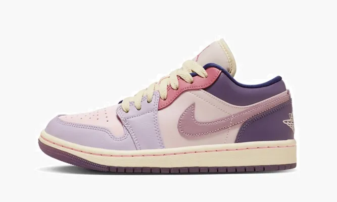Кроссовки Air Jordan 1 Low WMNS «Pastel Purple» розовый