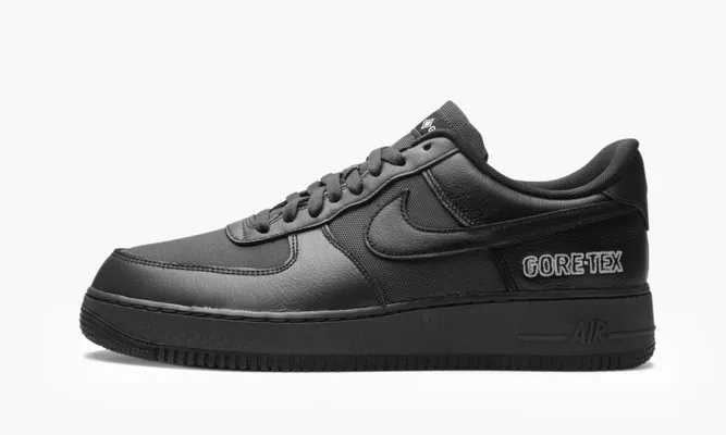 Кроссовки Nike Air Force 1 Low Gore-tex «Black» черный