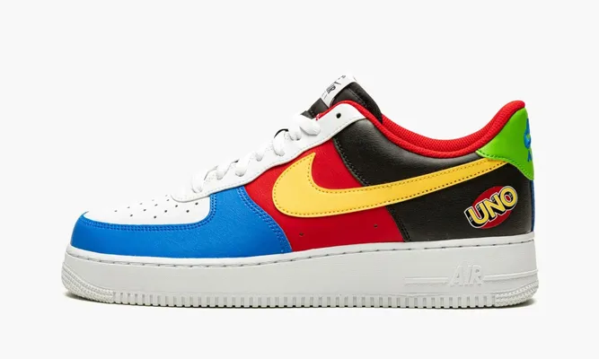 Кроссовки Nike Air Force 1 Low '07 Qs «Uno» разноцветный