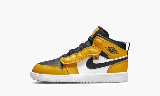 Кроссовки Air Jordan 1 Mid Alt PS «Taxi» желтый