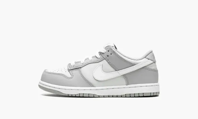 Для самых маленьких Nike Dunk Low PS «Two-toned Grey» серый,белый
