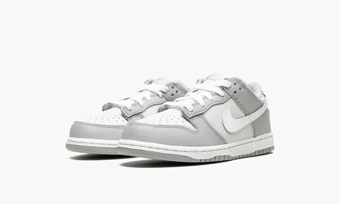 Для самых маленьких Nike Dunk Low PS «Two-toned Grey» серый,белый