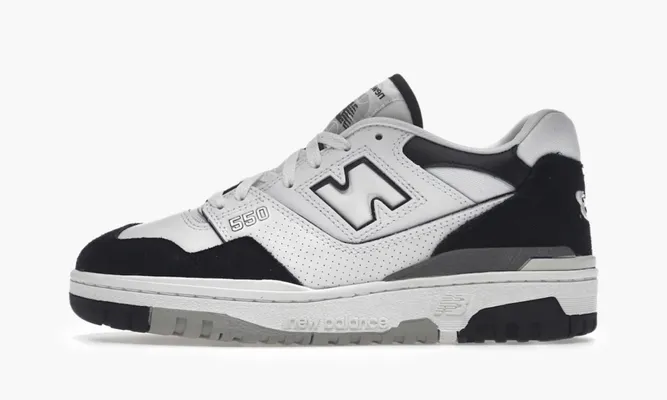 Кроссовки New Balance 550 «White Black Rain Cloud» белый