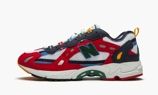 Кроссовки New Balance 827 Abzorb «Aime Leon Dore - Red» разноцветный