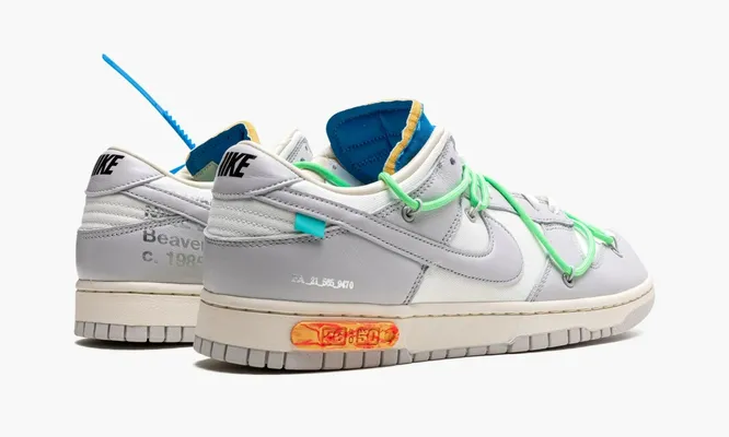 Кроссовки Nike Dunk Low «Off-white - Lot 26» серый