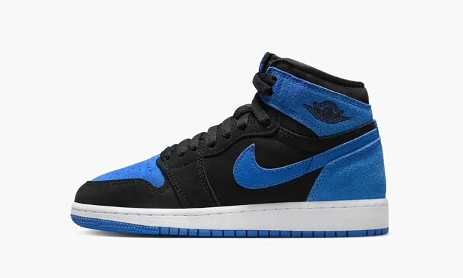 Кроссовки Air Jordan 1 Retro High OG GS «Royal Reimagined» синий