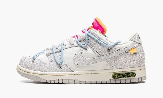 Кроссовки Nike Dunk Low «Off-white - Lot 38» серый