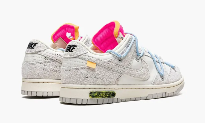 Кроссовки Nike Dunk Low «Off-white - Lot 38» серый