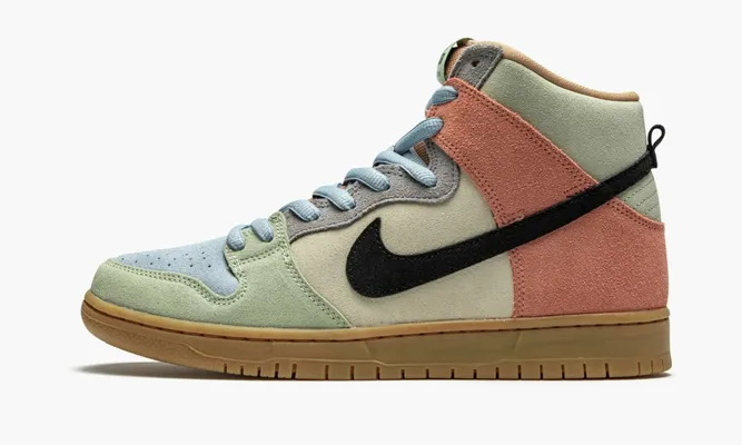 Кроссовки Nike SB Dunk High «Spectrum» разноцветный