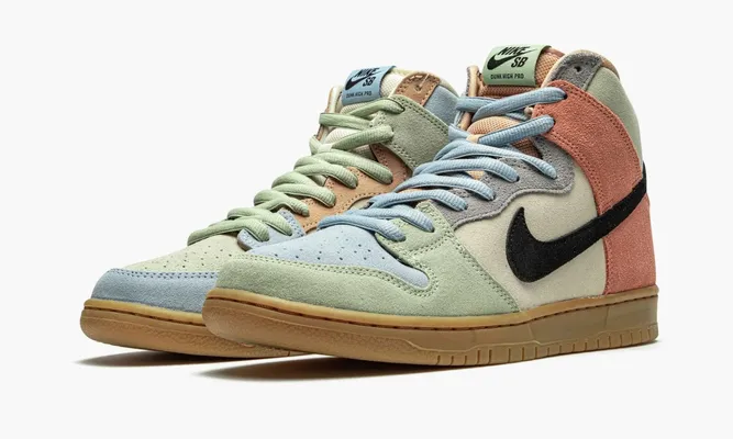 Кроссовки Nike SB Dunk High «Spectrum» разноцветный