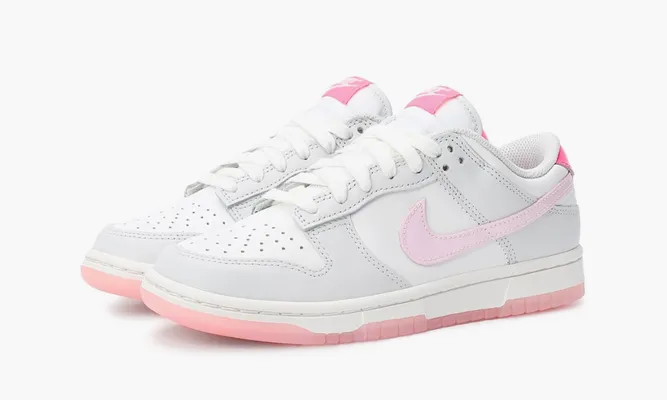 Кроссовки Nike Dunk Low WMNS «520 Pack - Pink» серый,белый