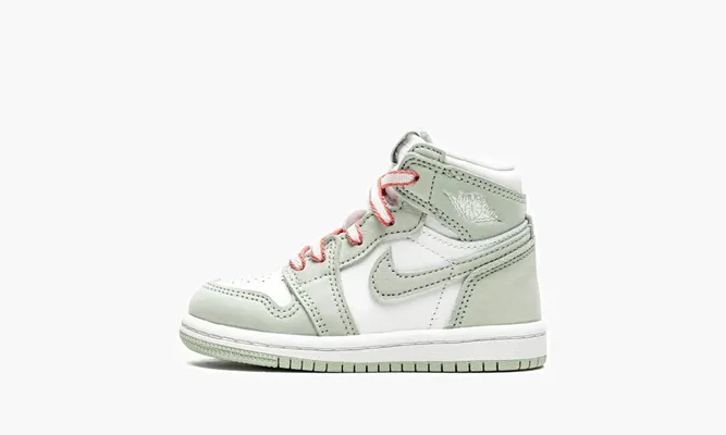 Для самых маленьких Air Jordan 1 Retro High OG TD «Seafoam» зеленый