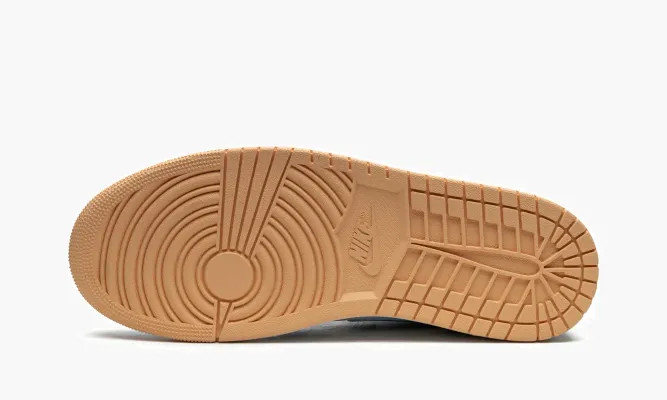 Кроссовки Air Jordan 1 Mid «Aquatone» синий