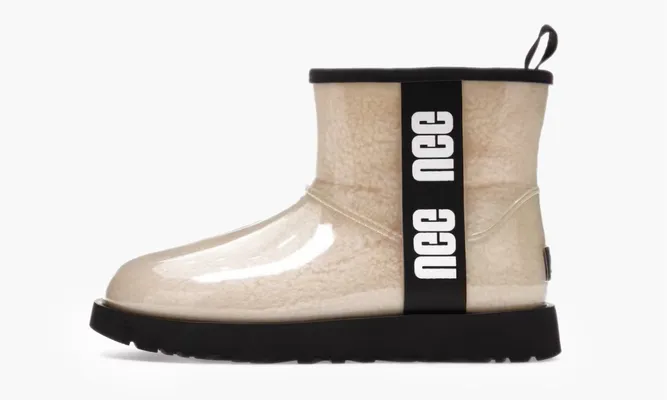 Обувь UGG Classic Clear Mini Boot WMNS «Natural Black» кремовый