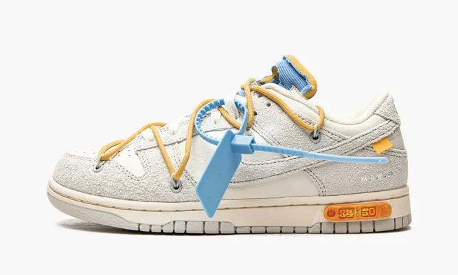 Кроссовки Nike Dunk Low «Off-white - Lot 34» кремовый