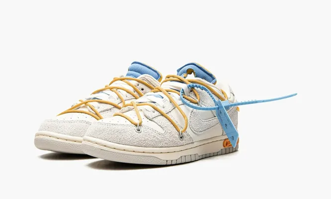 Кроссовки Nike Dunk Low «Off-white - Lot 34» кремовый