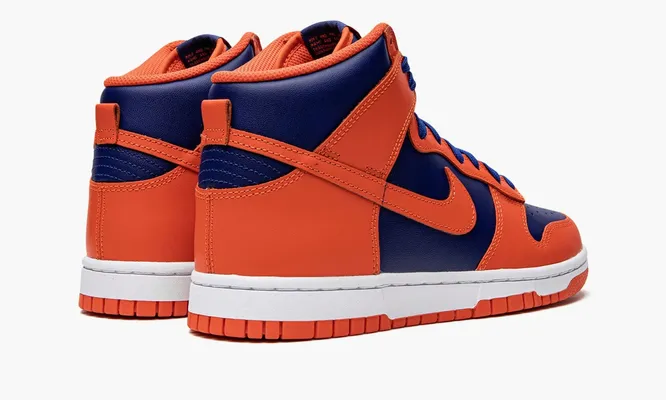 Кроссовки Nike Dunk High «Knicks» оранжевый