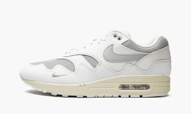 Кроссовки Nike Air Max 1 «Patta - Waves - White» белый