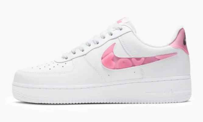 Кроссовки Nike Air Force 1 Low WMNS '07 SE «Love For All» белый