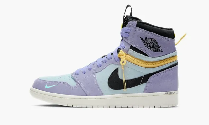 Кроссовки Air Jordan 1 High «Switch Purple Pulse» фиолетовый