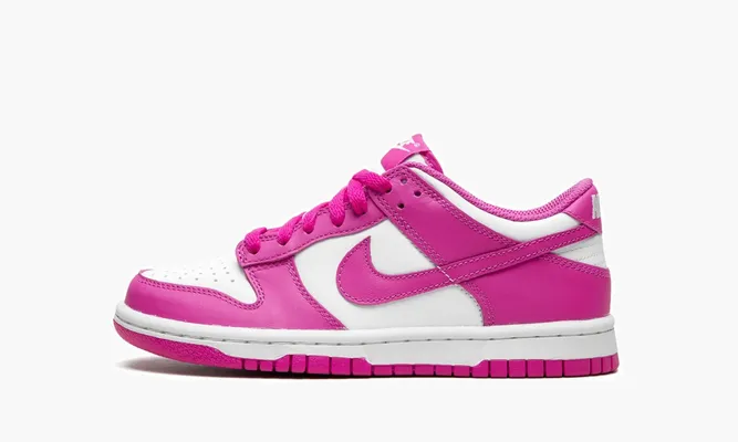 Кроссовки Nike Dunk Low GS «Active Fuchsia» розовый