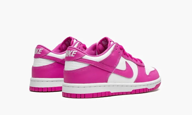 Кроссовки Nike Dunk Low GS «Active Fuchsia» розовый