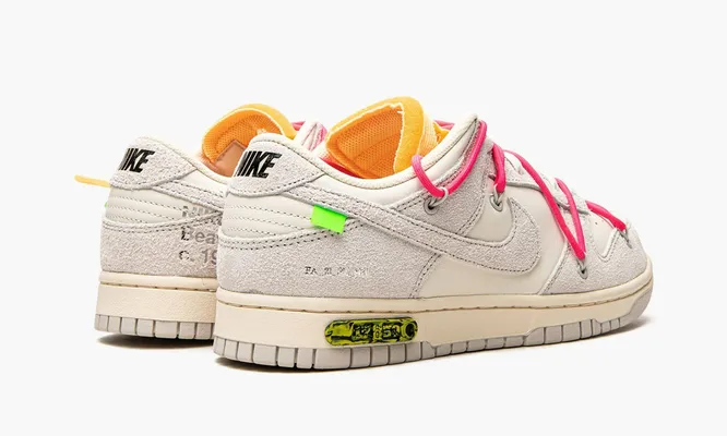 Кроссовки Nike Dunk Low «Off-white - Lot 17» кремовый
