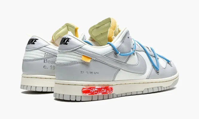 Кроссовки Nike Dunk Low «Off-white - Lot 5» серый