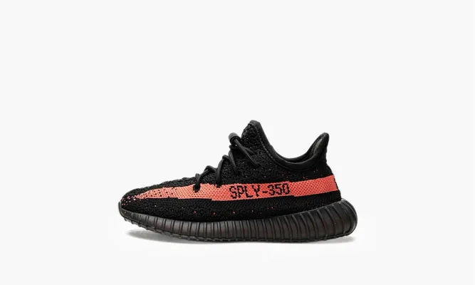 Для самых маленьких Yeezy Boost 350 V2 Infant «Core Black Red» черный