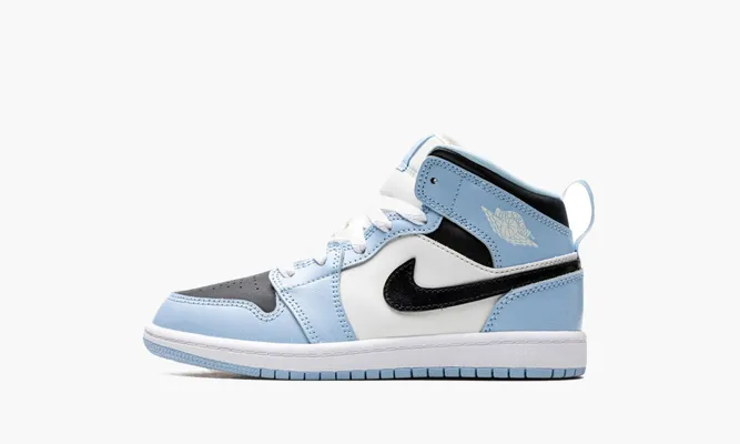 Для самых маленьких Air Jordan 1 Mid PS «Ice Blue 2022» lightBlue