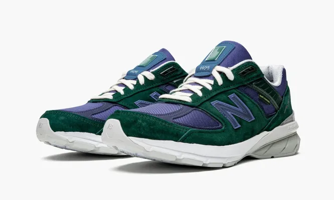 Кроссовки New Balance 990v5 «Aime Leon Dore - Life In The Balance» зеленый