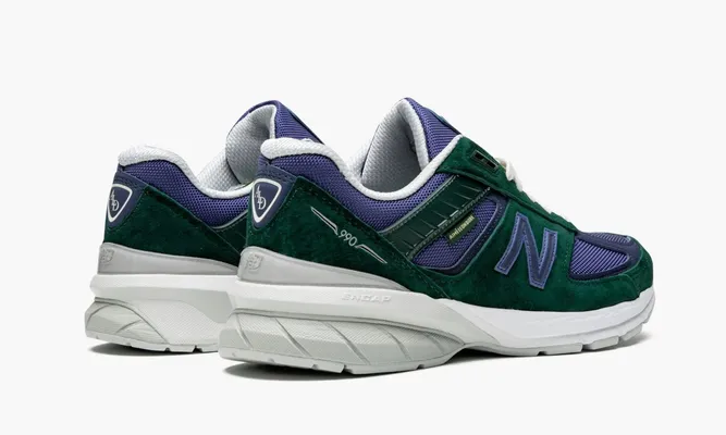 Кроссовки New Balance 990v5 «Aime Leon Dore - Life In The Balance» зеленый
